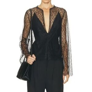 Brandon Maxwell Black Evening Top